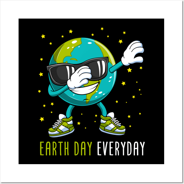 Dabbing Dab Dance Earth Day Everyday Gift For Boys Kids Wall Art by HCMGift